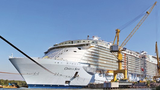 Cable and pipe transits for cruise ships – Oasis of the Seas, Finland