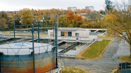 Rioolwaterzuiveringsinstallaties van Odense, Denemarken