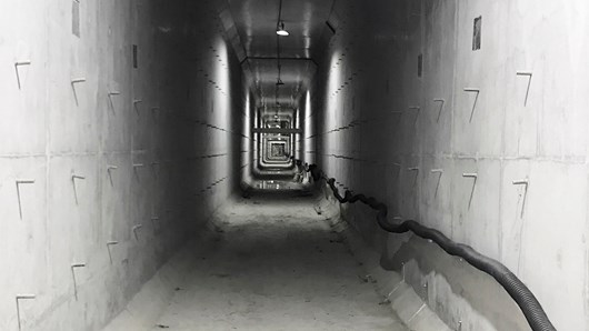 Installationstunnel i Jinan, Kina