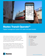 Roxtec Transit Operate™ - Sistem de gestionare digitală