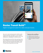 Roxtec Transit Build™ - Sistema de gestión digital
