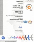Certificat ISO 9001 pentru Roxtec SP SL