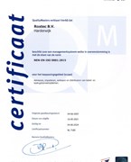 Certifikát ISO 9001 společnosti Roxtec B.V.