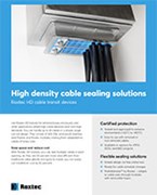 High density cable sealing solution
