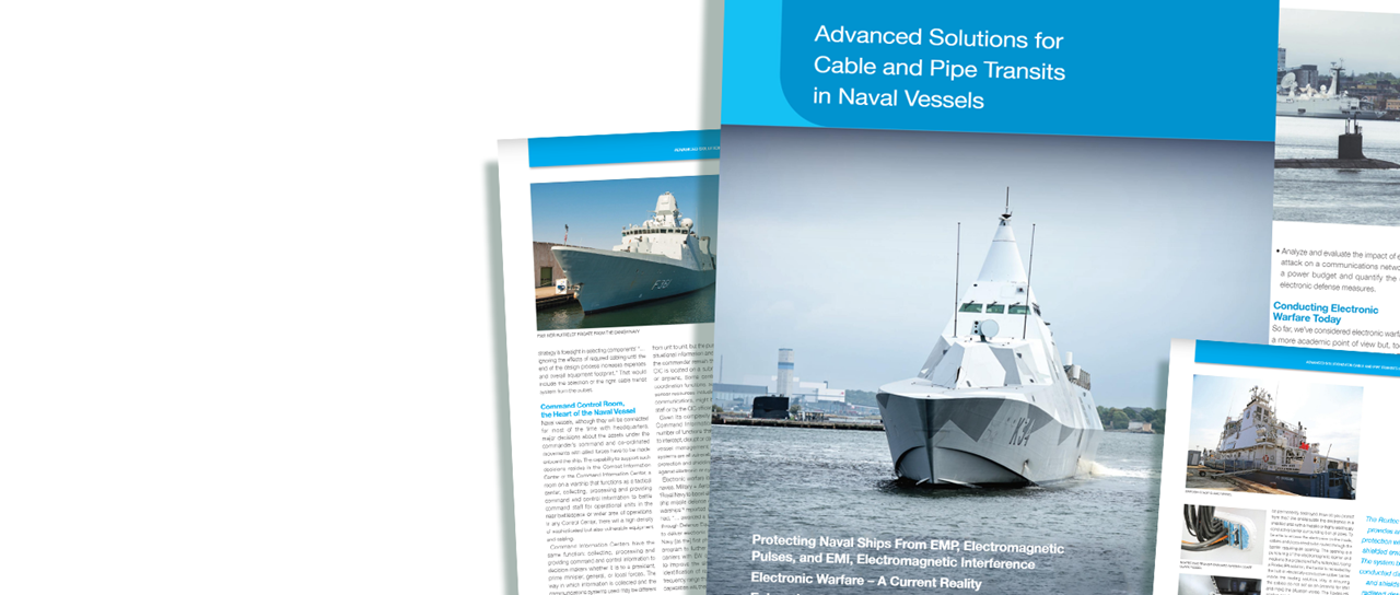 Avancerade lösningar för kabel- och rörgenomföringar i militärfartyg