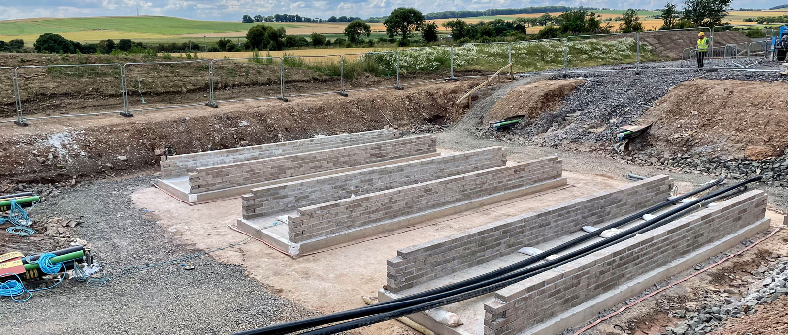 How to manage large power cables