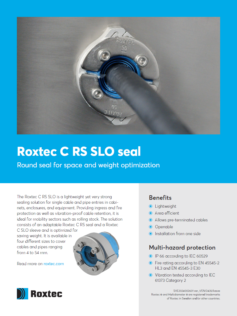 Roxtec C RS SLO seal