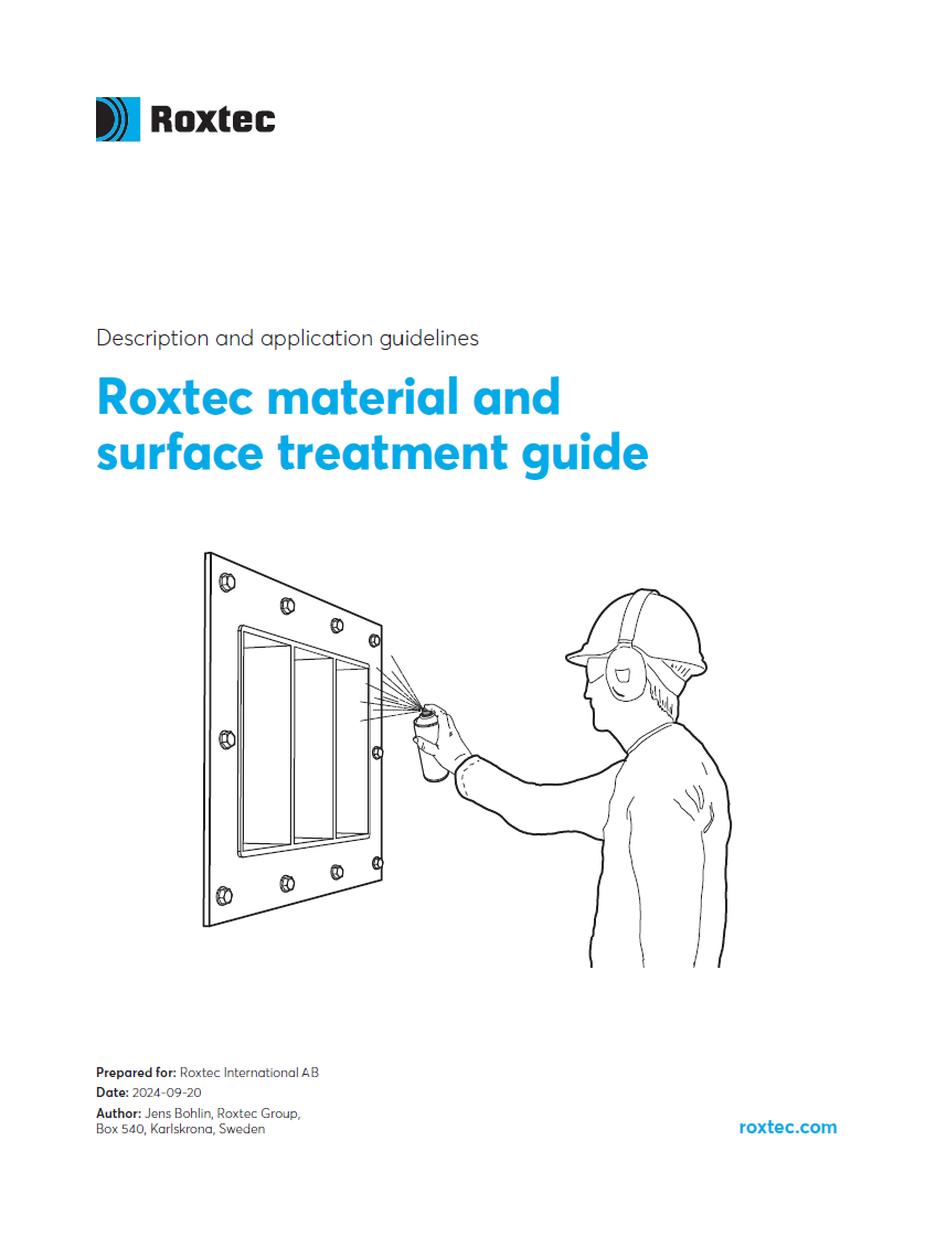 Roxtec material and surface treatment guide