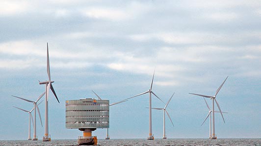 Sealing cables in offshore substations