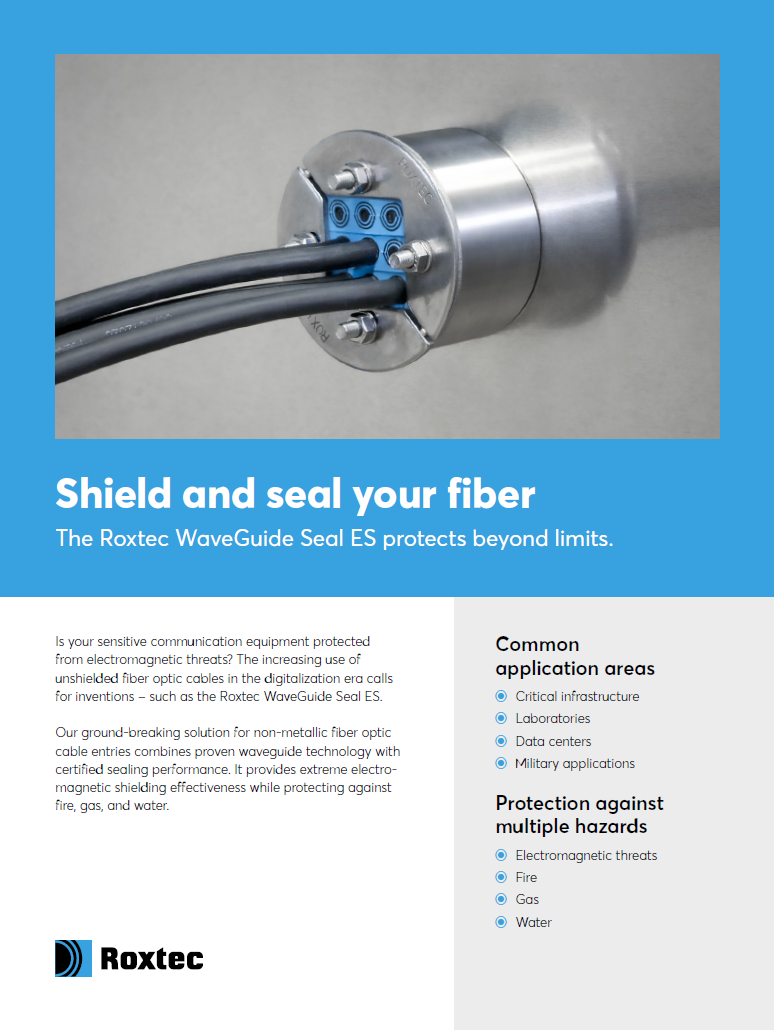 Roxtec WaveGuide Seal ES product sheet