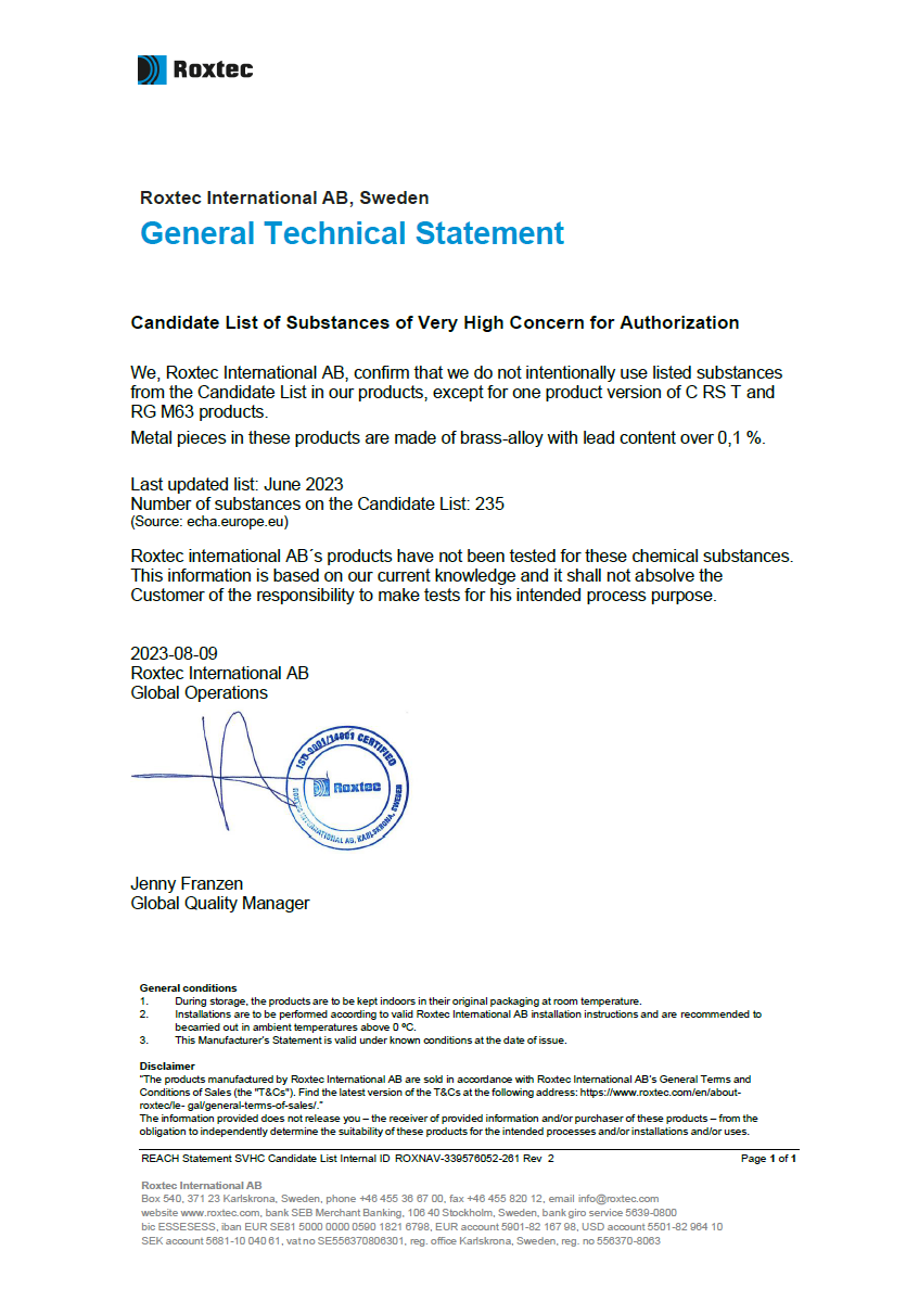 REACH-kandidaatslijst