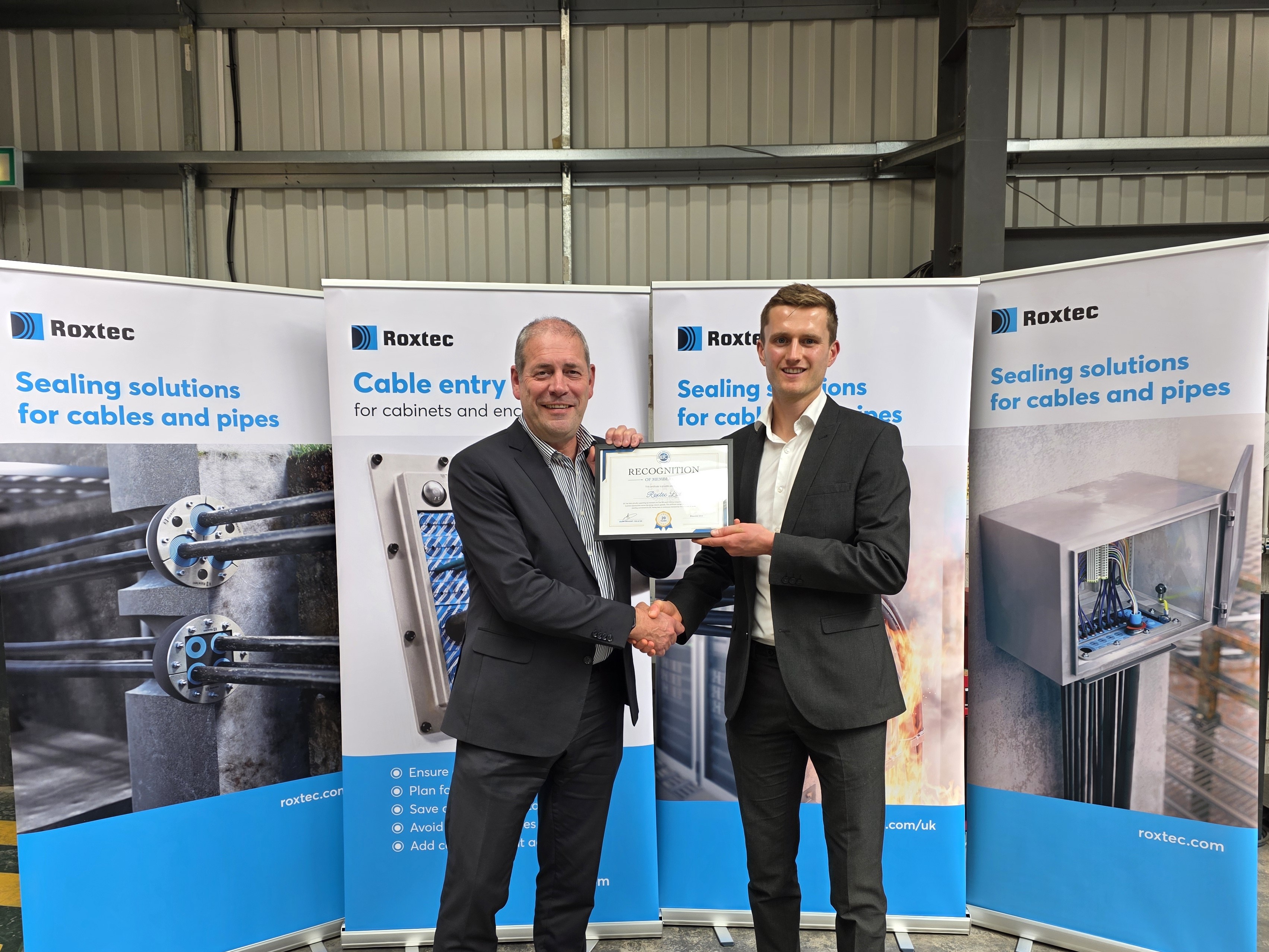 Roxtec celebrates 20 rewarding years as a member of the Energy Industries Council