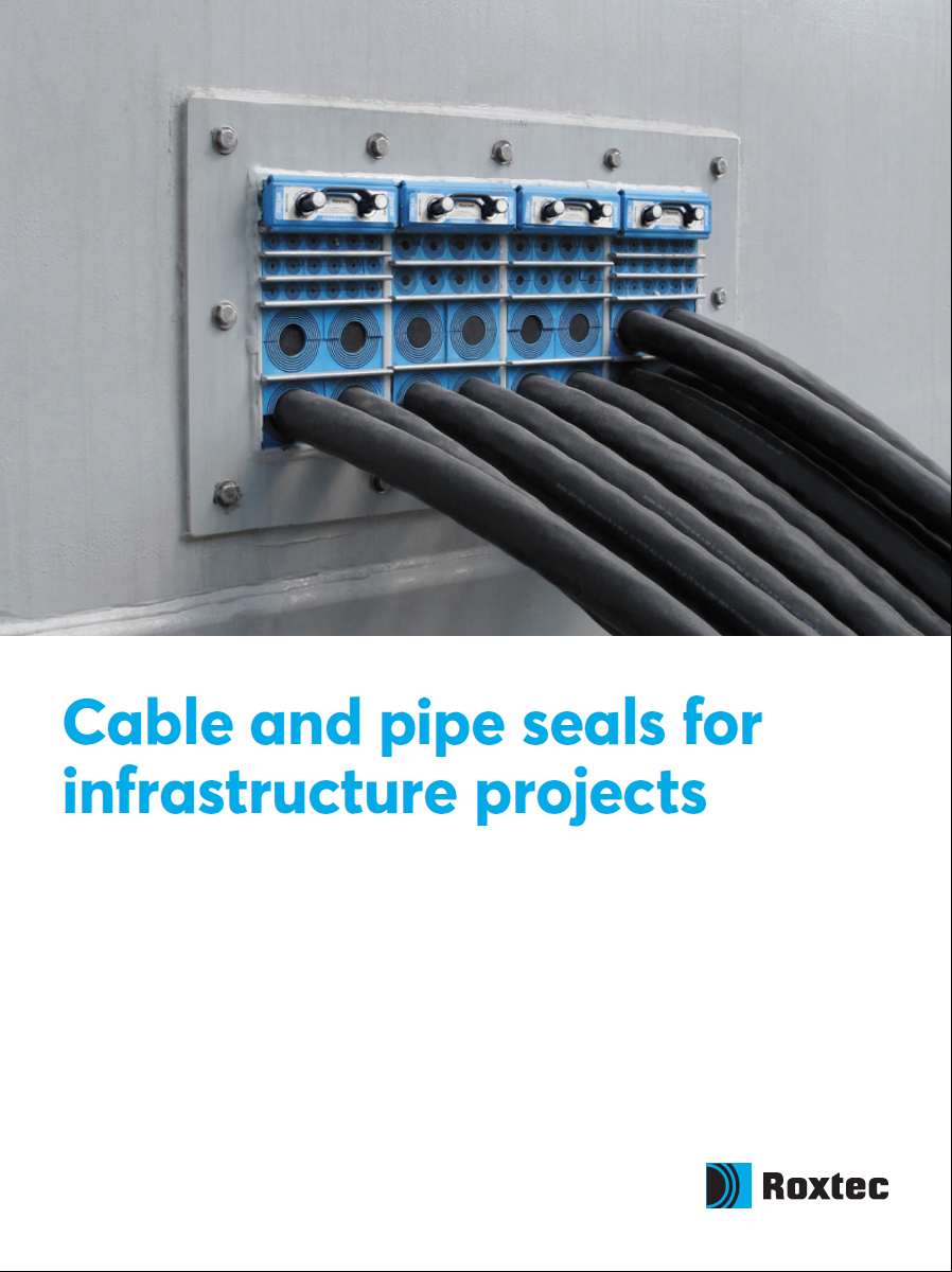 Roxtec Cable and pipe seals for infrastructure 