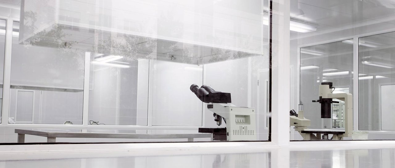 Cable and pipe sealing in laboratories and pharmaceutical facilities