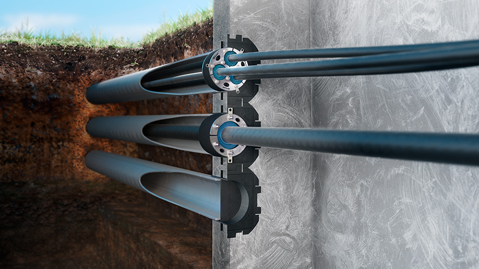 Cable duct sealing system