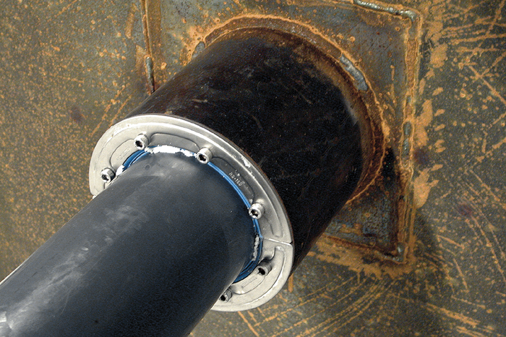 Roxtec RS PPS/S F+WT afdichting met SL PPS