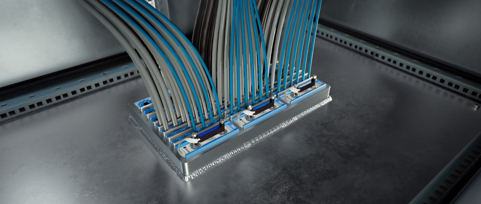 How to seal and shield cable entries for bridge decks