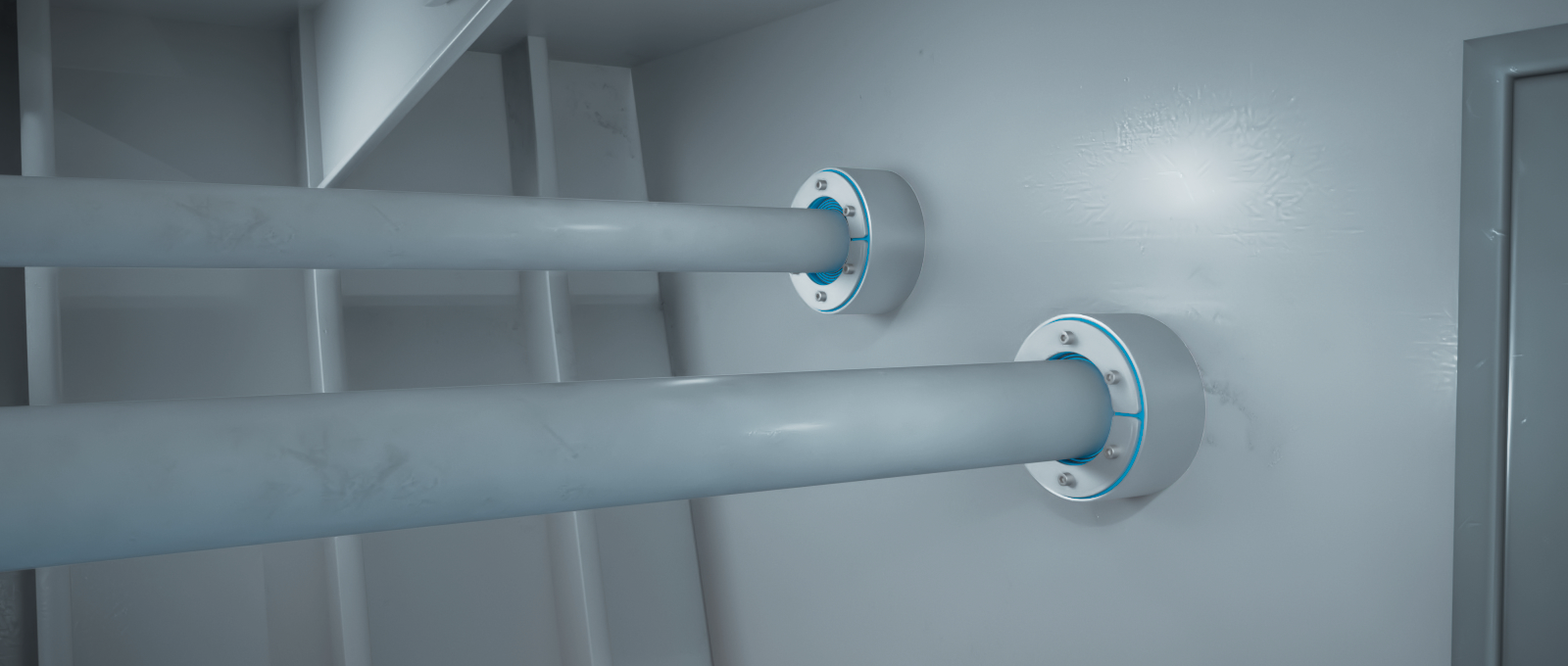 Speed up engine room construction with non-weld pipe seals