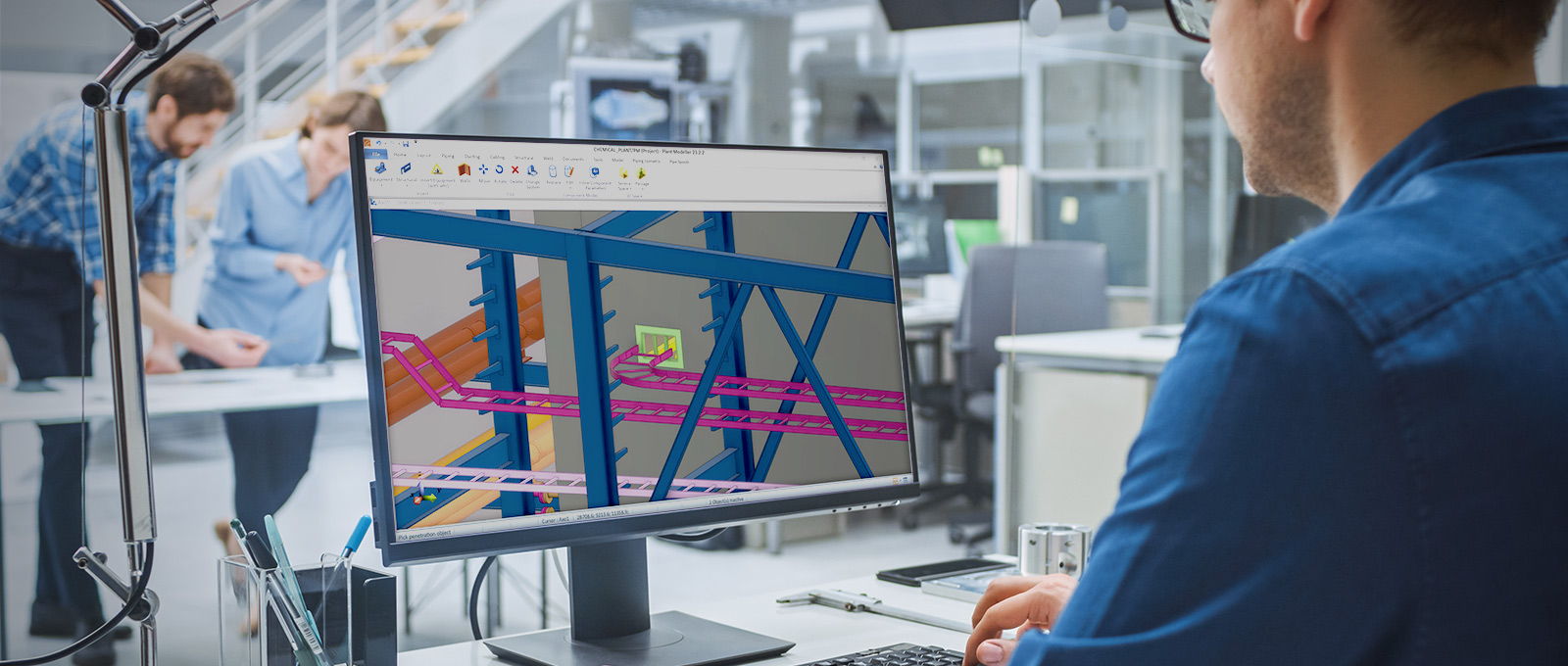 Roxtec now offers a 3D CAD library of cable and pipe seals for the software CADMATIC 
