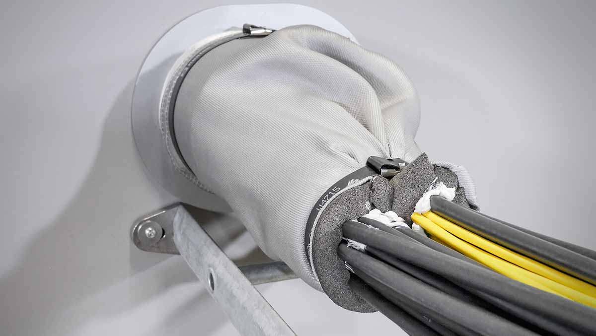New firestop for cable bundles | Roxtec Singapore