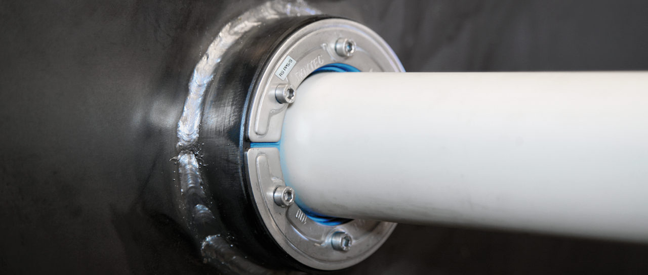 Seal your plastic pipe penetrations