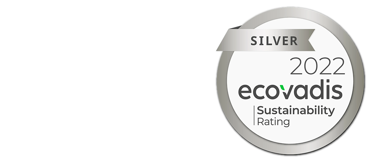 Better score in the EcoVadis assessment