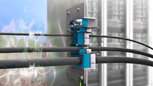 Roxtec t&#xE6;tninger til elektromagnetisk afsk&#xE6;rmning