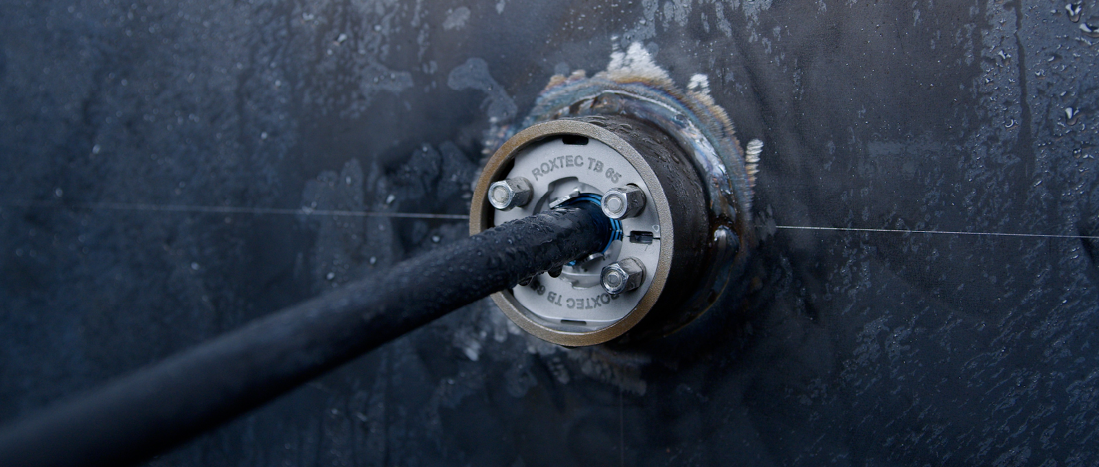 Unique tank boundary sealing solution from Roxtec