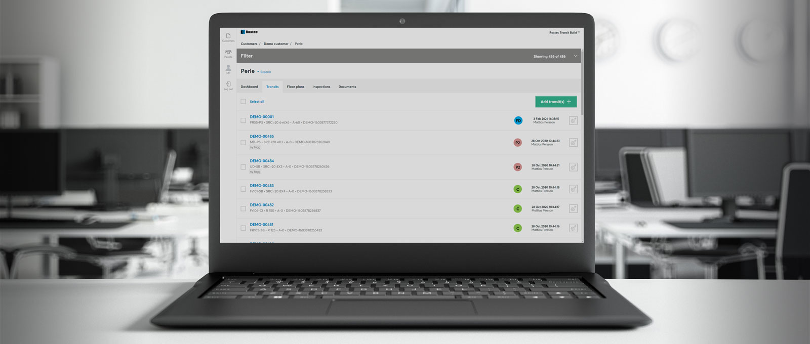 Boek een demo van Roxtec Transit Build™