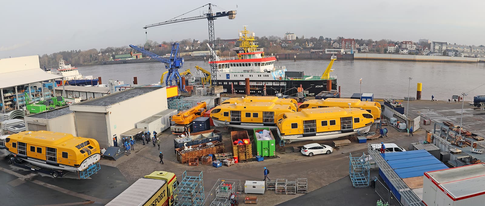 Zlepšení standardu při stavbě lodí v loděnici Fassmer