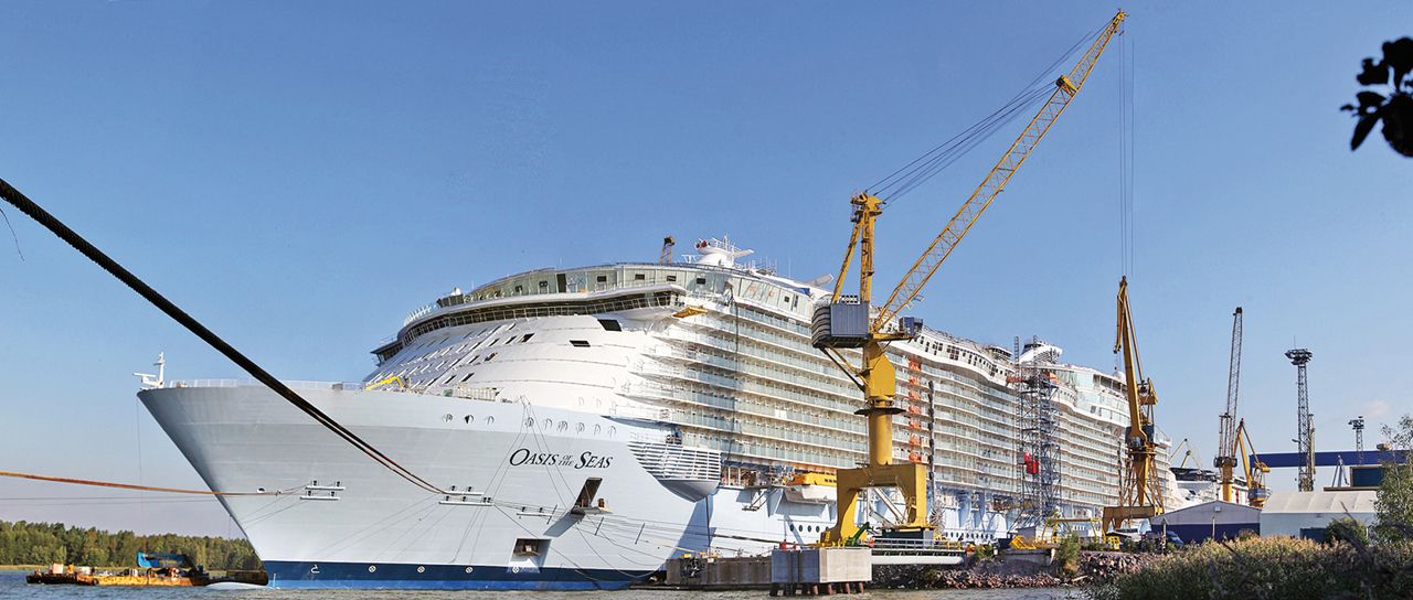 Cable and pipe transits for cruise ships