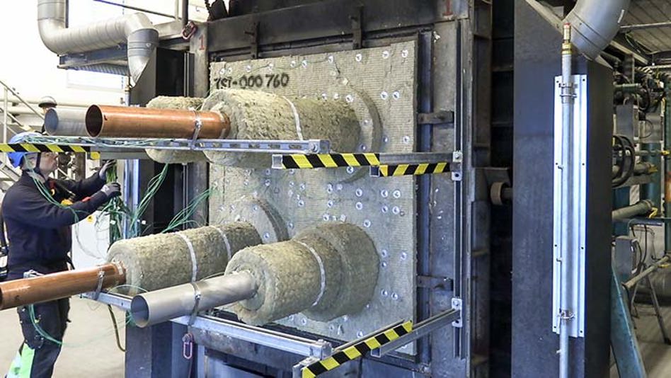 Fire resistance test of Roxtec sealing solutions for cables and pipes ...