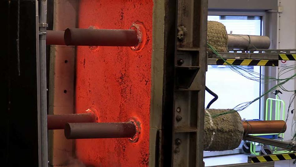Fire Resistant Test Fire resistance test of Roxtec sealing solutions for cables and pipes ...