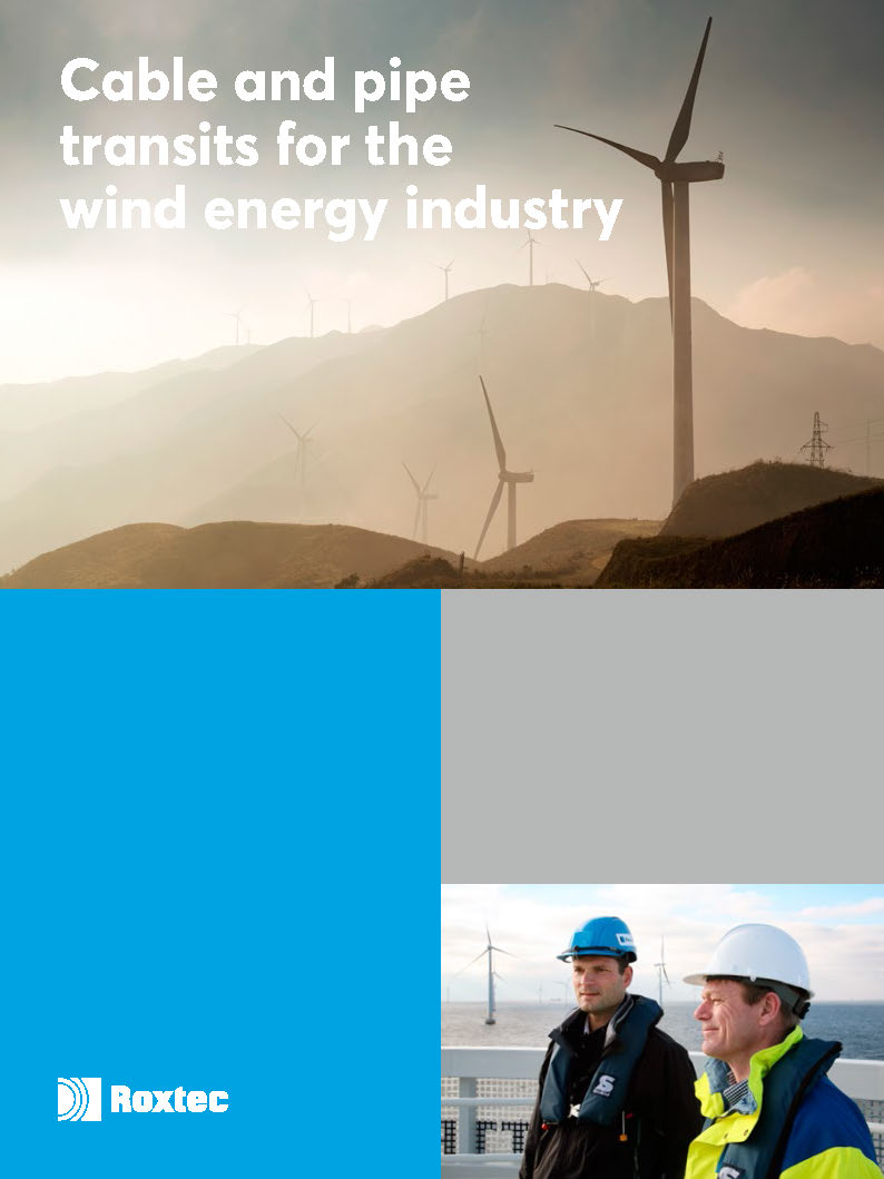 Cable and pipe transits for the wind energy industry