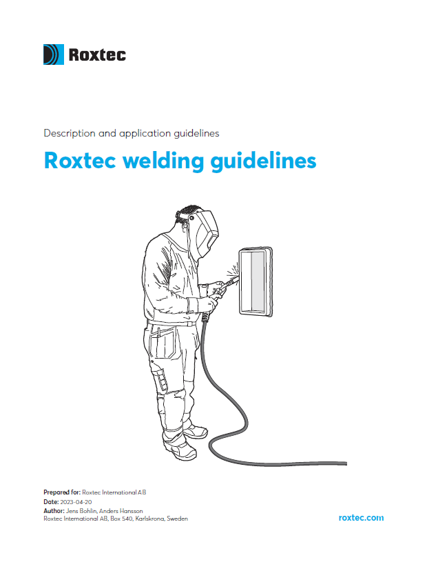 Roxtec welding guidelines