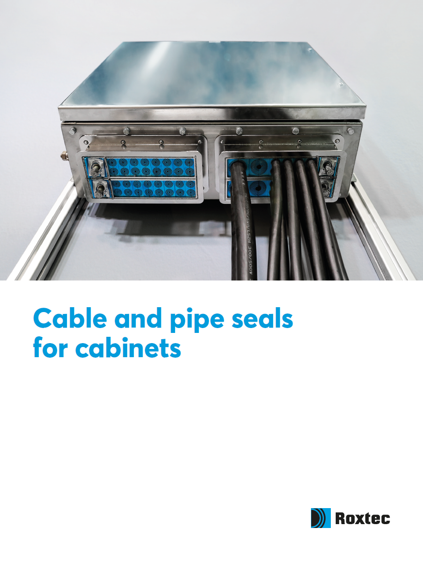 Roxtec kabel- en leidingafdichtingen voor kasten