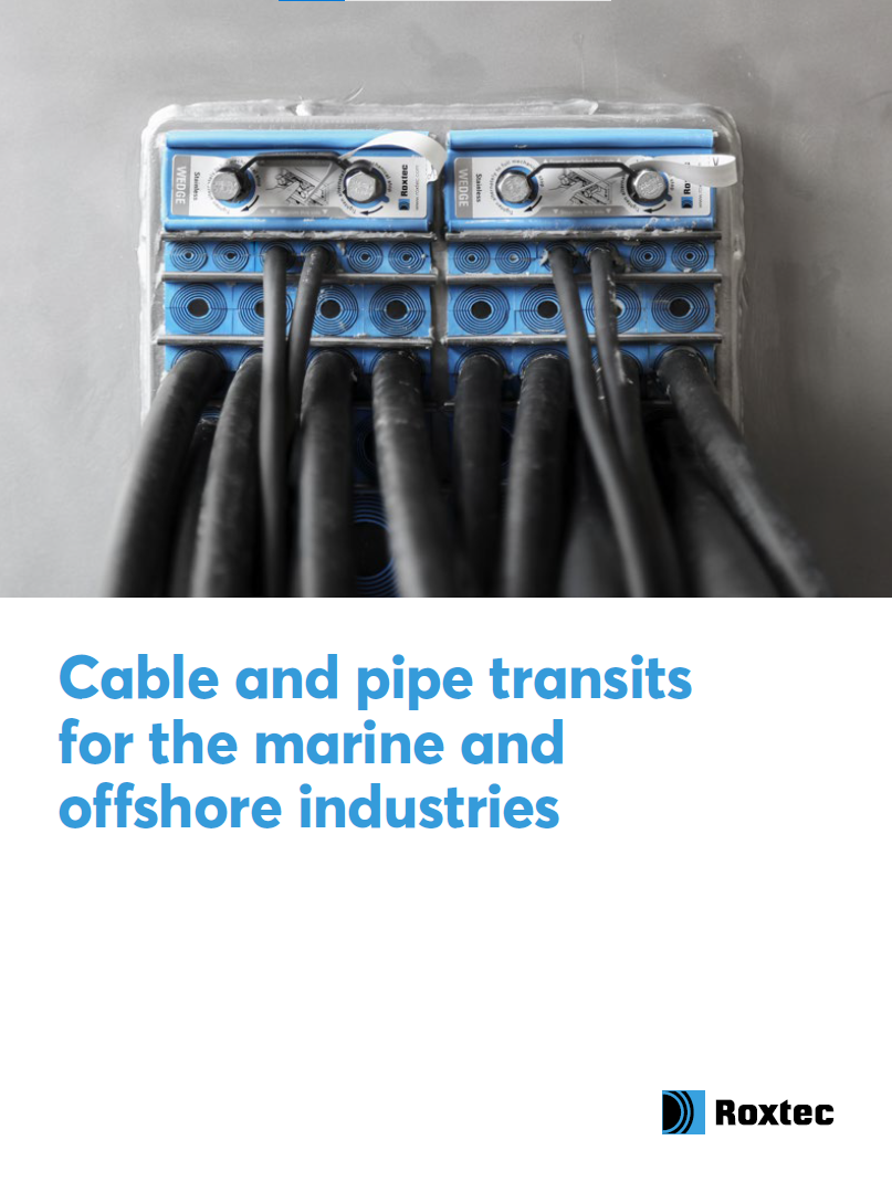 Roxtec kabel- en leidingdoorvoeren voor de maritieme en offshore-industrie