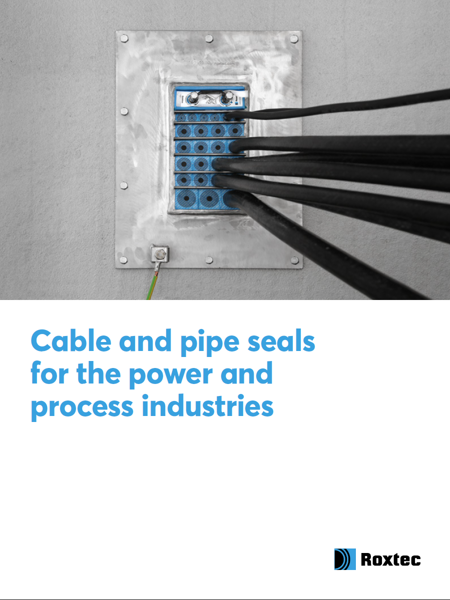 Roxtec Cable and pipe seals for  the power and process industries