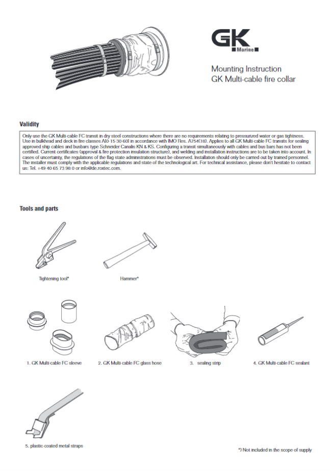 GK MC FC Installation Instruction