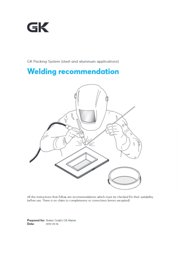 GK Packsystem Welding Instruction