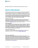 Press release - Experience multiple sealing tests