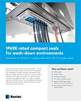 IP69K rated compact seals &#x2013; Product sheet