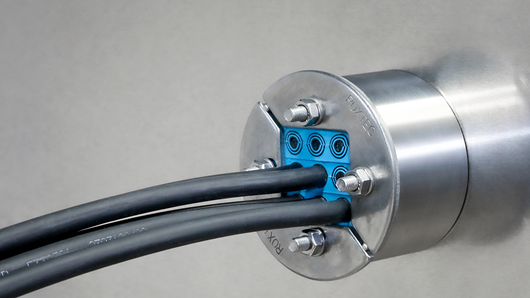 Innovative waveguide seal for fiber developed by Roxtec