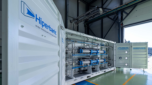 Protección para los compresores de hidrógeno de Hiperbaric
