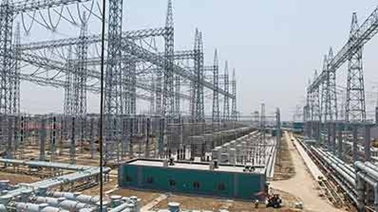Taizhou ±800 kV-omformerstationen i Kina