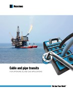 Cable and pipe transits for offshore oil and gas applications