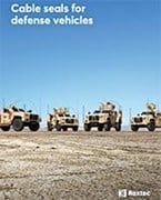 Vedações de cabos para veículos de defesa
