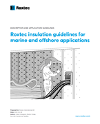 Roxtec fire insulation guidelines for marine and offshore-based applications
