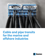 Sellos Roxtec para cables y tuberías en industrias marinas y offshore