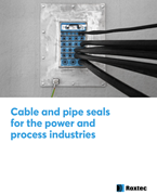 Sellos para cables y tuberías de Roxtec para las industrias de proceso y energía